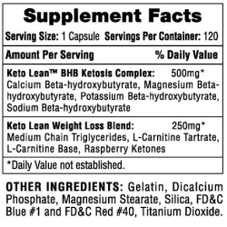 HI-TECH KETO LEAN 120kaps detox ciała