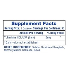 HI-TECH YOHIMBINE HCL 90kaps 5mg