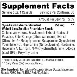Metabolic Nutrition Synedrex 60kaps