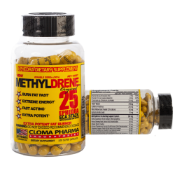 CLOMA PHARMA METHYLDRENE 25 EPHEDRA 100kaps Z USA